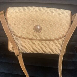 Gucci - beige canvas/leather with sheen - Crossbody bag